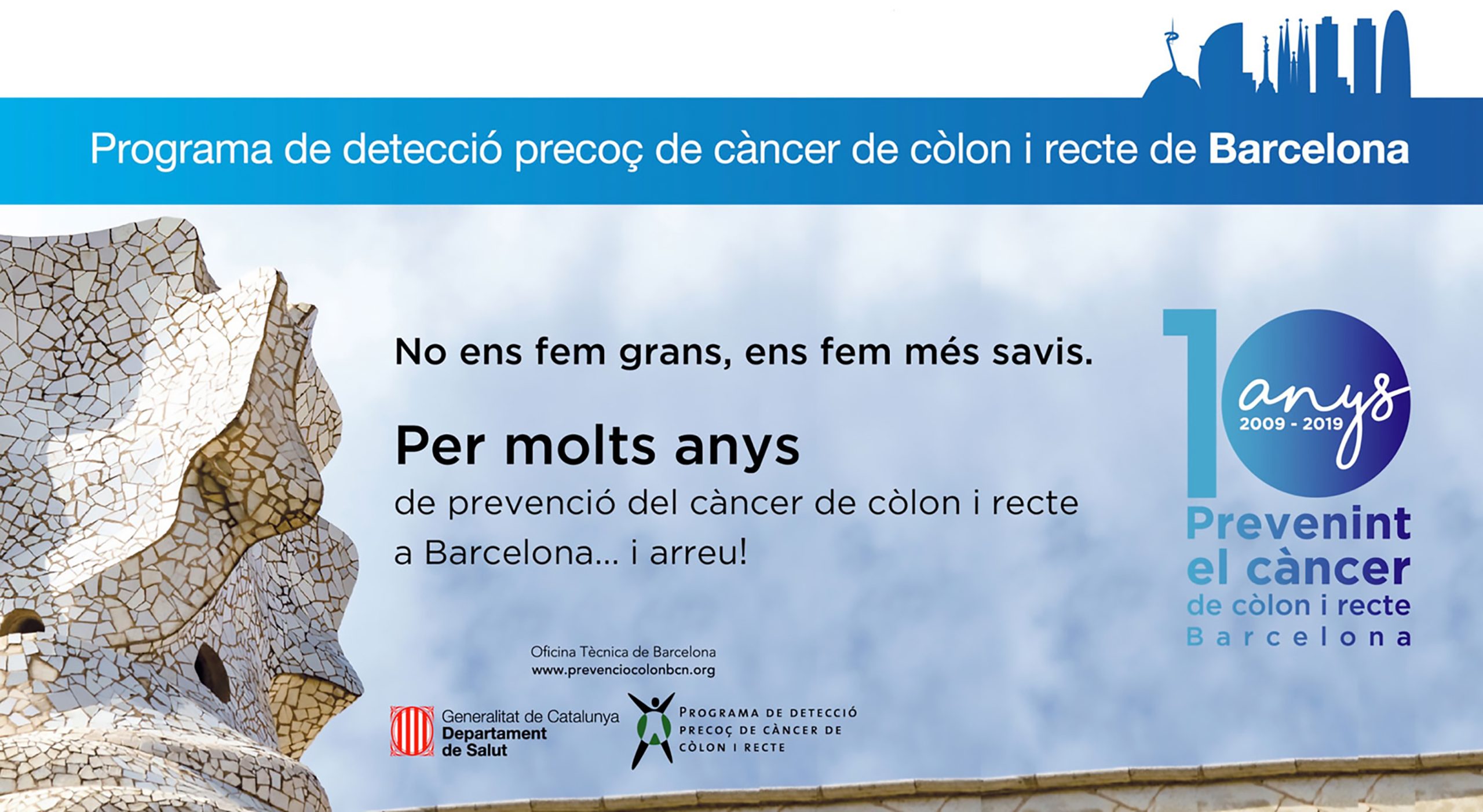 «10 años previniendo el cáncer de colon y recto en Barcelona», una jornada en la Pedrera